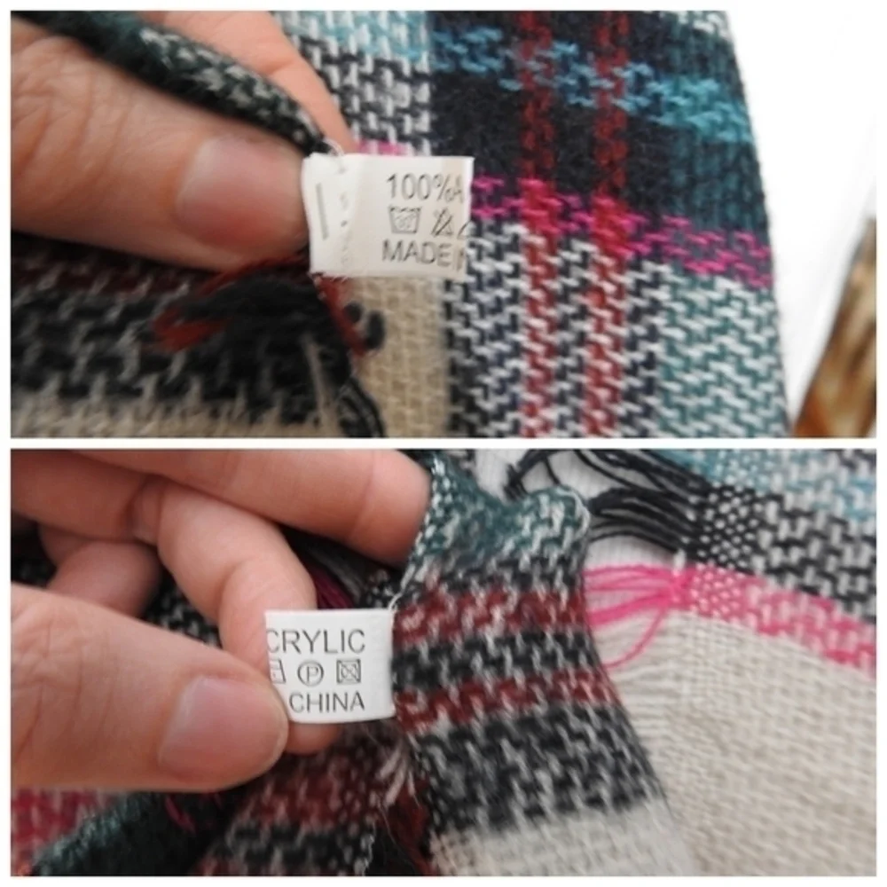 Tartan Plaid‎ Blanket Scarf